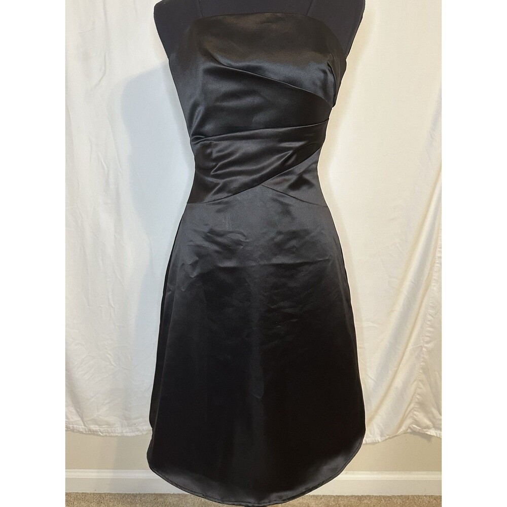 Couture Collection By Bill Pesce Black Formal Dress Strapless Sz 2 Prom, Dance